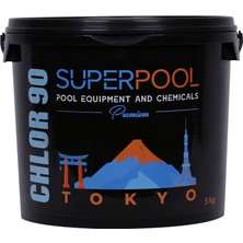 Superpool Premium Black Edition 5 kg Toz Klor Havuz Kimyasalı Tokyo