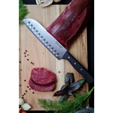 Stevig Pro Santoku Şef Bıçağı Siyah 19 cm ST-400.009