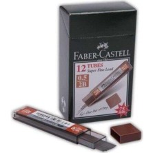 Faber-Castell Faber Castell Faber-Castell Min Süper Fine Lead 2b 75 mm 0.5 mm 12 Li 5090127520