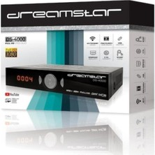 Dreamstar DS-4000 Hd Kasalı Youtube ve Telefon Görüntü Aktarma Destekli Uydu Alıcı