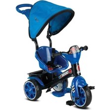 Babyhope 121 Bobo Speed Üçteker Çocuk Bisiklet 3 Teker Lisanlı Mavi Renkli Eğlenceli Tasarım