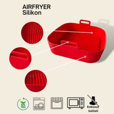 Tigre Airfryer Silikon Pişirme Kalıbı Hava Fritözü Kalıbı