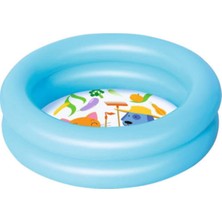 Bestway Desenli Bebek Havuzu 61X15CM Eğlenceli Özellikler ile Çocuklar İçin Güvenli Kullanım