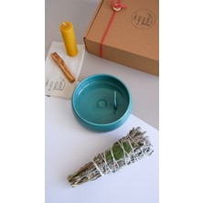 Kyphi Natural Voda Tütsülük ve Enerji Başlangıç Seti : Palo Santo Ağaç Tütsü, Adaçayı Tütsü Demeti, Balmumu Mum