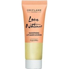 Oriflame Love Nature Pürüzsüzleştirici Dudak Maskesi ve Arındırıcı