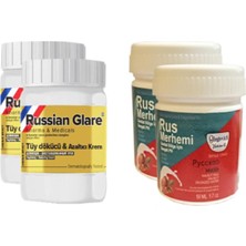 Olegovich Medicine Russıan Glare Tüy Dökücü Azaltıcı Merhem 50 Ml 2 Ad + Rus Merhemi Genital Bölge Kremi 50 Ml 2 Ad