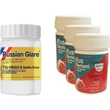 Olegovich Medicine Russıan Glare Tüy Dökücü Azaltıcı Merhem 50 Ml 1 Ad + Rus Merhemi Genital Bölge Kremi 50 Ml 3 Ad