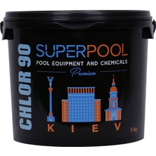 Superpool Premium Black Edition 5 kg Toz Klor Havuz Kimyasalı Kiev