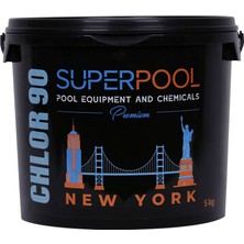 Superpool Premium Black Edition 5 kg Toz Klor Havuz Kimyasalı New York