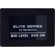Hi-Level 256GB Elite 560MB-540MB-S Sata 3 2.5" SSD HLV-SSD30ELT-256G + Aparat SSD Harddisk