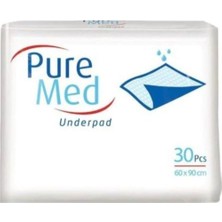 Pure Med  60X90 cm Kedi Köpek Çiş Pedi 30'lu x 4 Paket (120 Adet)