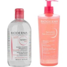 Bioderma Sensibio Foaming Jel 500 ml & Sensibio H2O 500 ml