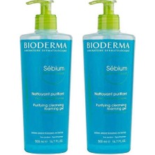 Bioderma Sebium Foaming Gel - Karma&yağlı Ciltler Için Temizleyici Jel 500 Mlx2 8699956510460