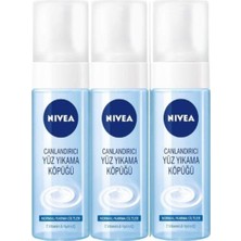 Nivea Normal Ciltler Için Yüz Temizleme Köpüğü 150 ml 3 Adet