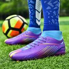 Leipae Fg/ag Yüksek Top Futbol Ayakkabıları Çocuklar ve Yetişkinler Futbol Kramponları Açık Eğitim Spor Ayakkabıları (Yurt Dışından)