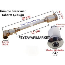 Feyza Gömme (Asma) Klozet Taharet Çubuğu 20 cm