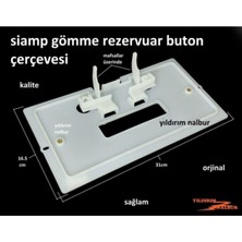 Çeşitli Siamp Gömme Rezervuar Buton Çerçevesi Duble Boy Iç Takım Basma Düğme Çerçeve