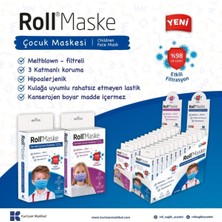 Roll Maske Çocuk (Erkek) 1 Kutu (Kutu Içerisinde 10 Adet)