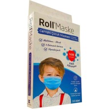 Roll Maske Çocuk (Erkek) 1 Kutu (Kutu Içerisinde 10 Adet)