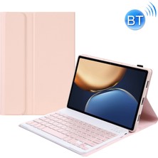 ZH Store Ahv7 Bluetooth Klavye + Honor Tablet V7 Pro Için Kılıf Pembe (Yurt Dışından)