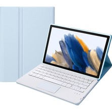 ZH Store Samsung Galaxy Tab A8 2021 Için Klavye+Kılıf Beyaz (Yurt Dışından)