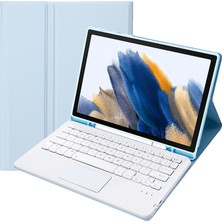 ZH Store Samsung Galaxy Tab A8 2021 Için Klavye+Kılıf Beyaz (Yurt Dışından)