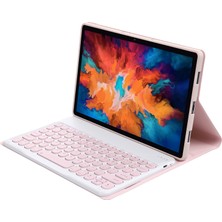 ZH Store Lenovo Pad Plus 11 Inç TB-J607F Klavye Kılıfı Için Pembe (Yurt Dışından)