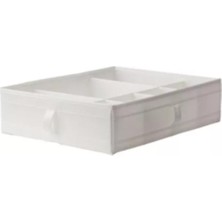 EC Shop Ikea Skubb Bölmeli Kutu Gardırop Şifonyer Düzenleyici Beyaz 44 x 34 x 11  cm