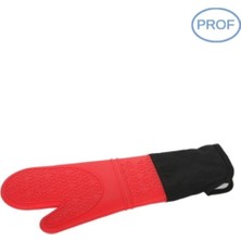 Epinox Epino x  Silikon Yanmaz Yapışmaz Kırmızı Fırın Eldiveni