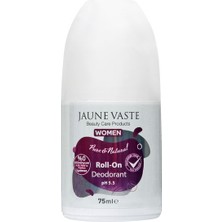 Jaune Vaste Doğal 2 'Li Roll On Kadınlar Için 50 Ml + 25 Ml Alüminyum Sles Içermez