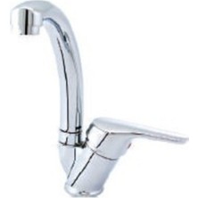 EC Shop Hırdavatmatik Polisu Kuğu Lavabo Bataryası Musluk Silver Mix 390