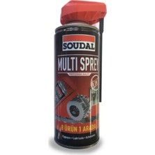 Soudal Multisprey Koyurucu Yağlayıcı Pas Sökücü 400 ml