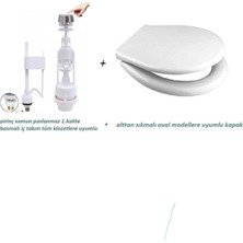 EC Shop Armatür Dünyası Oval Klozet Kapağı- Rezercuar Iç Takım