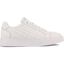 Sail Laker's - Beyaz Deri Bağcıklı Erkek Günlük Ayakkabı 101-8010-HE1065