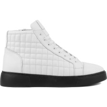 Sail Lakers - Beyaz Deri Eva Taban Sneaker Bot