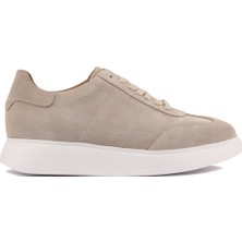 Sail Lakers - Bej Süet Bağcıklı Erkek Günlük Ayakkabı