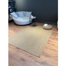 Saraz Halı SRZ-0503 Balık Sırtı Jüt Tabanlı Hasır Dokuma Örme Bohem Antialerjik Halı Kilim