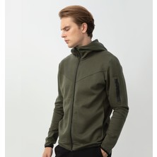 Nors Njord Kapüşonlu Sweatshirt Haki