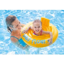 Intex Baby Float Oturaklı Bebek Havuz ve Deniz Simidi 6-12 Ay 70 cm