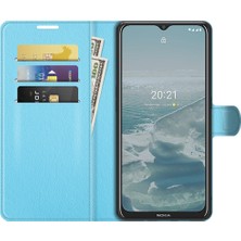 Wansheng Nokia G10/G20 Litchi Texture Flip Protective Tpu Case Telefon Kılıfı (Yurt Dışından)