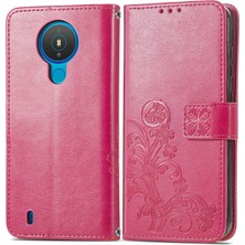 Wansheng Nokia 1.4 Four-Leaf Clover Pu Case Telefon Kılıfı (Yurt Dışından)