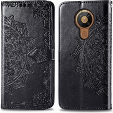 Wansheng Nokia 5.3 Mandala Flower Leather Case Telefon Kılıfı (Yurt Dışından)