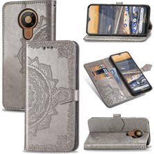 Wansheng Nokia 5.3 Mandala Flower Leather Case Telefon Kılıfı (Yurt Dışından)