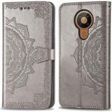 Wansheng Nokia 5.3 Mandala Flower Leather Case Telefon Kılıfı (Yurt Dışından)