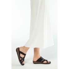 Tamer Tanca Kadın Derı Duz Terlık Terlik 885 012 Bn Trlk Y23