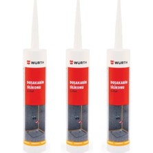 Würth Tvet Duşakabin Silikonu Şeffaf 310 ml 3 Lü Paket