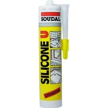 Silicone Soudal Silikon Şeffaf 280GR 1 Adet Soudal Şeffaf Silikon 280
