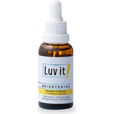 Luv it! Aydınlatıcı C Vitamini Serumu (Vitamin C + Hyaluronic Acid + Panthenol + Niacinamide) 30 ml