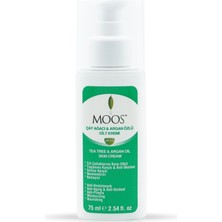 Moos Çay Ağacı & Argan Özlü Parabensiz Silikon Içermeyen Cilt Kremi 75 ML.