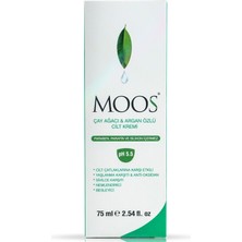 Moos Çay Ağacı & Argan Özlü Parabensiz Silikon Içermeyen Cilt Kremi 75 ML.